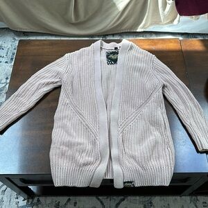 Thick knitted cardigan
